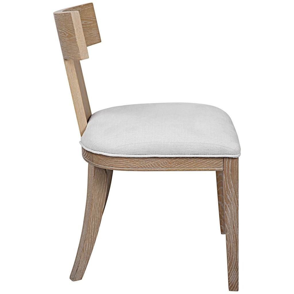 Idris Armless Chair Natural Uttermost