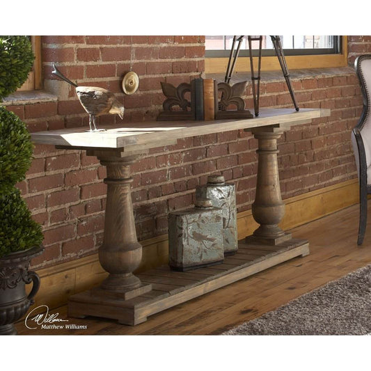 Stratford Rustic Console Uttermost