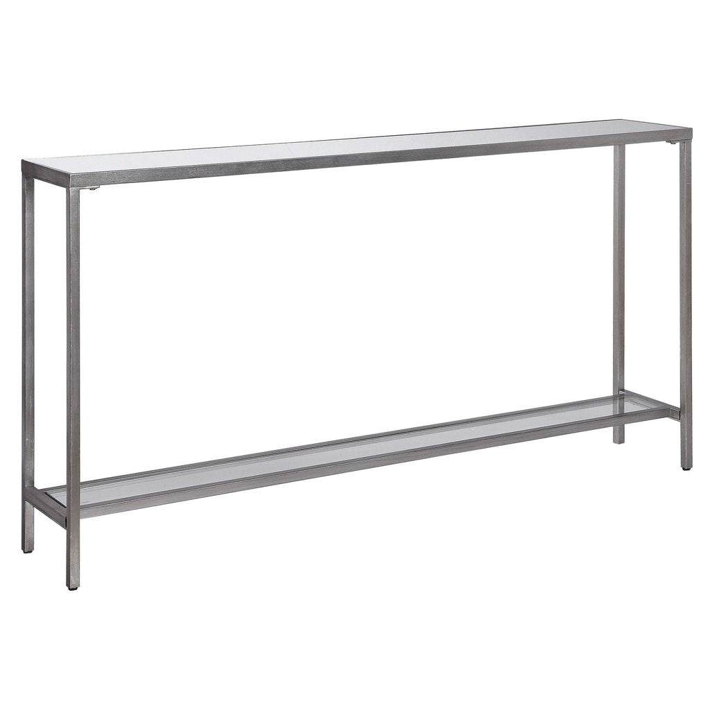 Hayley Silver Console Table Uttermost