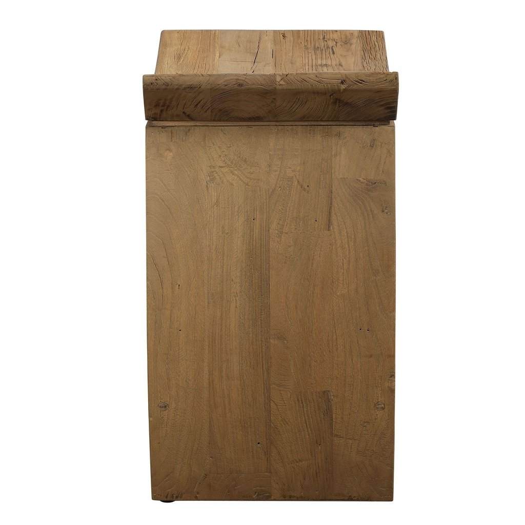 Connor Modern Wood Counter Stool Uttermost