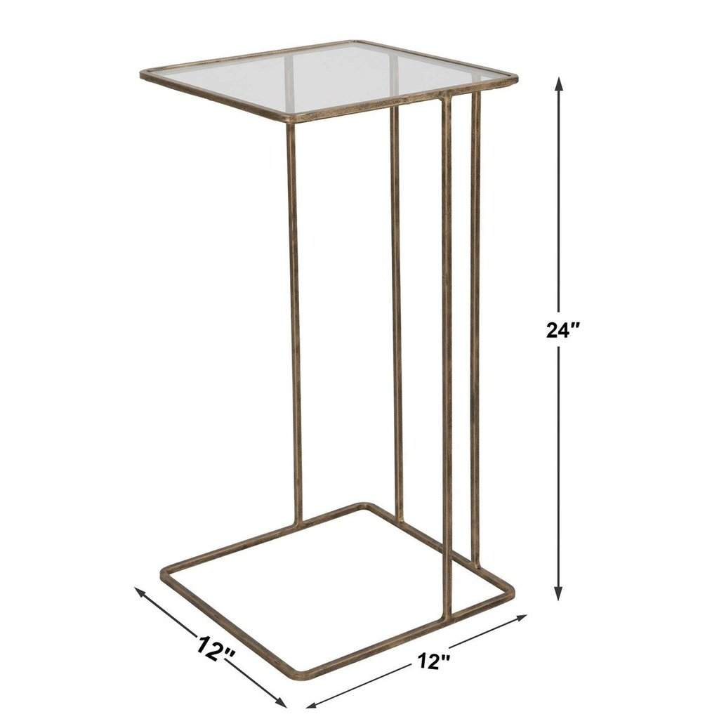 Cadmus Gold Accent Table Uttermost