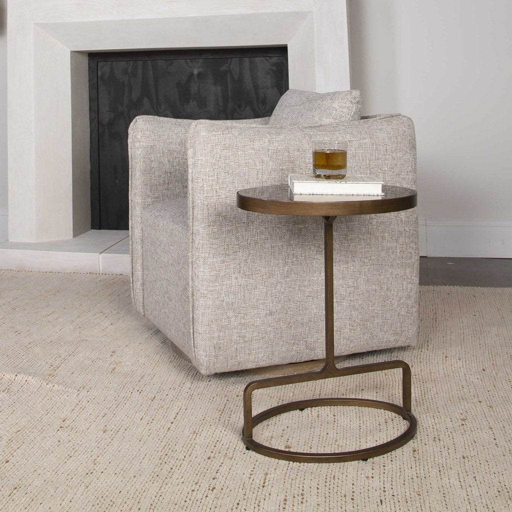 Jessenia Stone Accent Table Uttermost