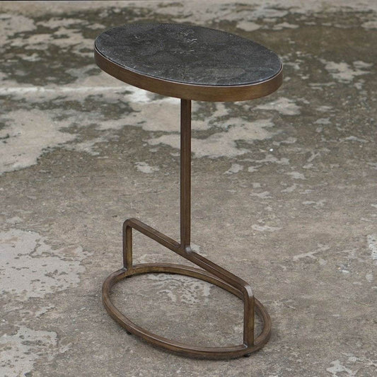Jessenia Stone Accent Table Uttermost