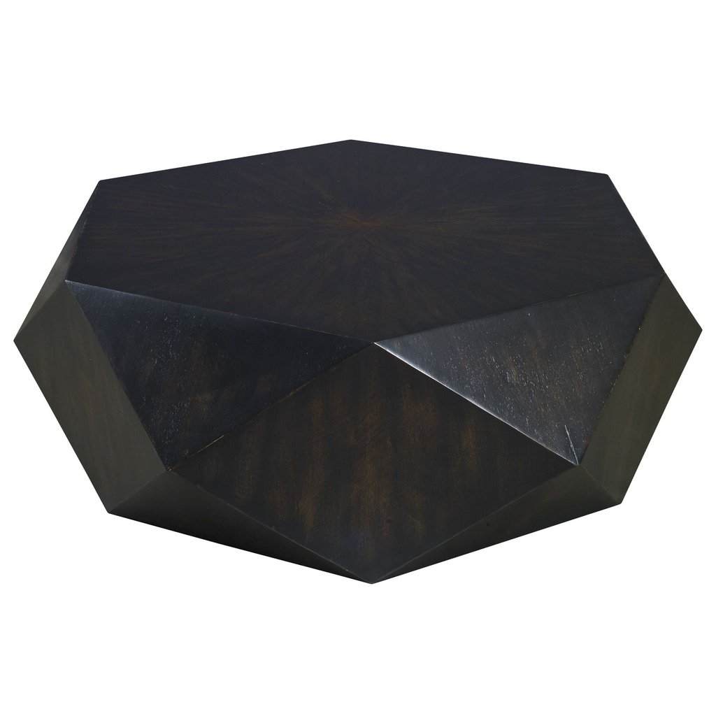 Volker Small Black Coffee Table Uttermost