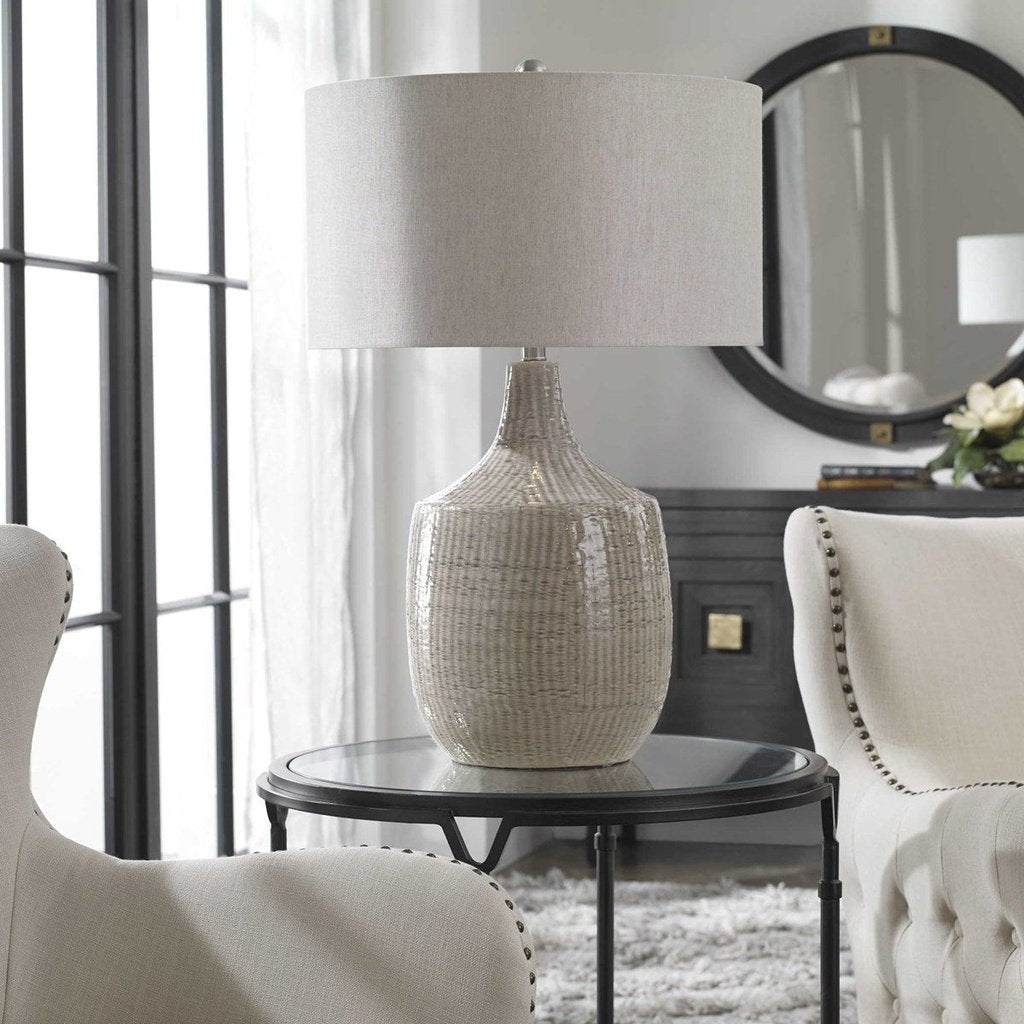 Felipe Gray Table Lamp Uttermost