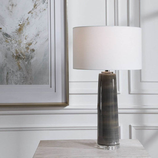 Seurat Charcoal Table Lamp Uttermost