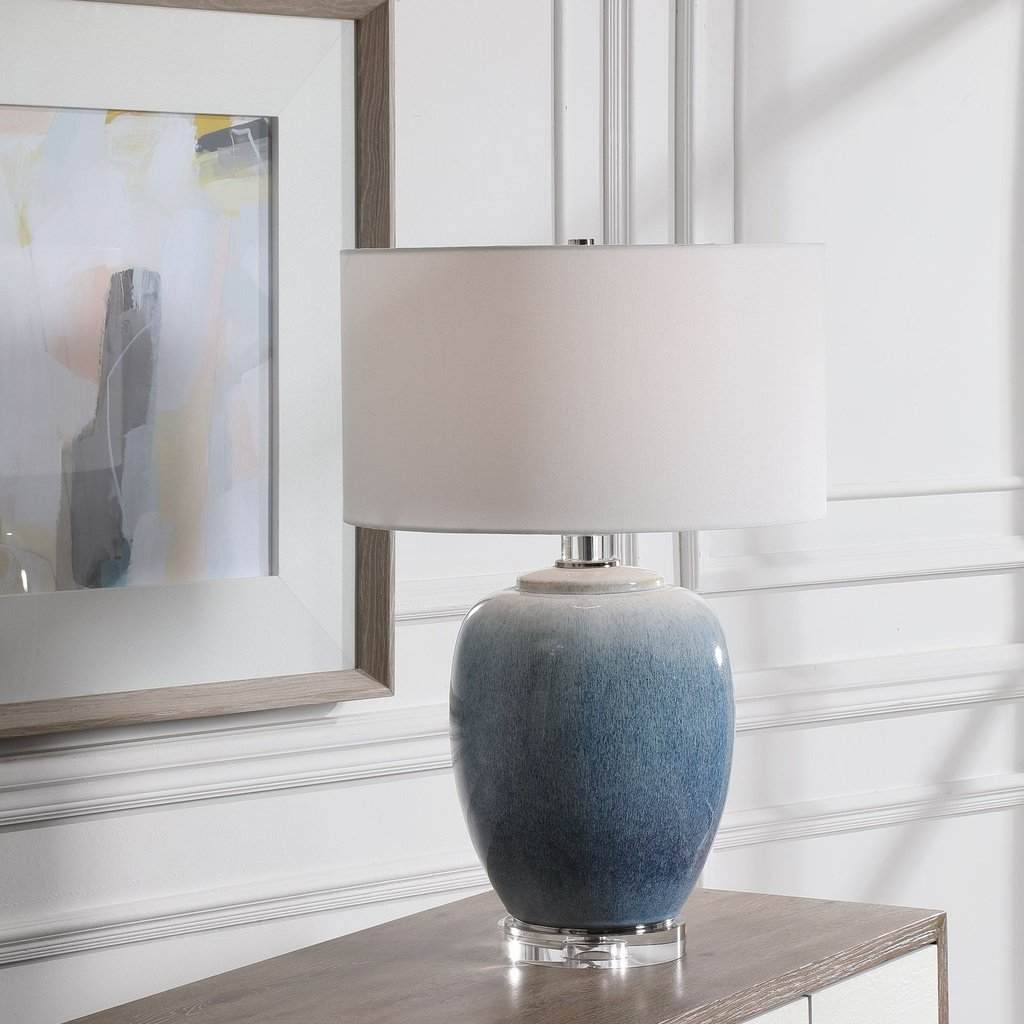 Blue Waters Ceramic Table Lamp Uttermost