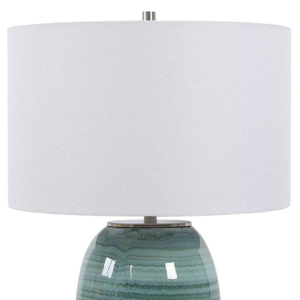 Caicos Teal Table Lamp Uttermost
