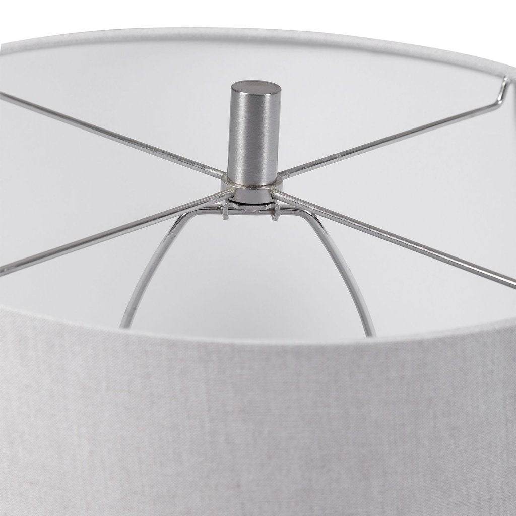 Delgado Light Gray Table Lamp Uttermost
