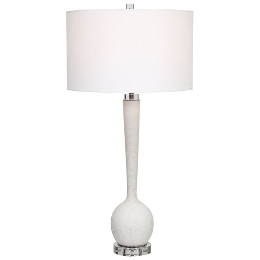 Kently White Marble Table Lamp Uttermost