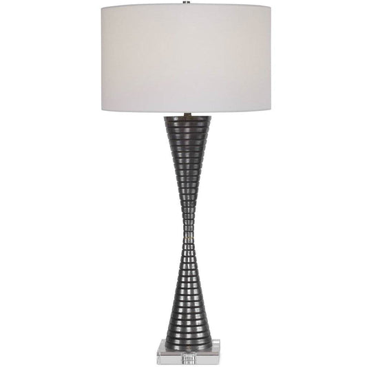 Renegade Ribbed Iron Table Lamp Uttermost