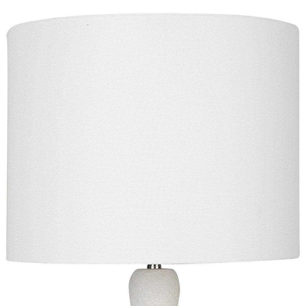 Inverse White Marble Table Lamp Uttermost