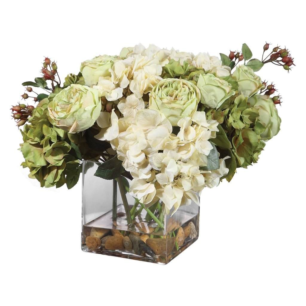 Cecily Hydrangea Bouquet Uttermost