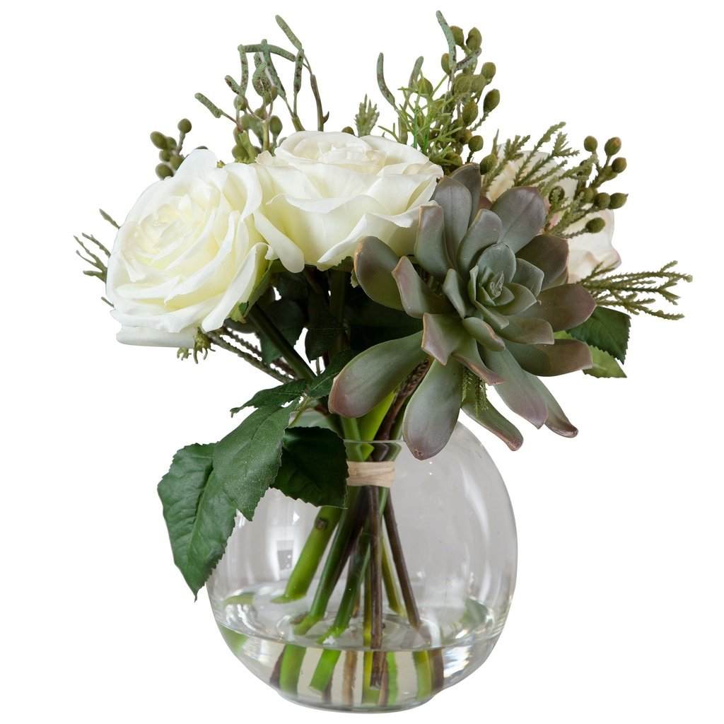 Belmonte Floral Bouquet Vase Uttermost